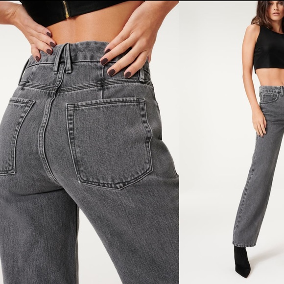 NWT Good American Good 90’s Loose Fit Jeans - Picture 2 of 7